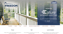 Desktop Screenshot of freedomproduct.com